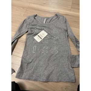 NWT Fabletics Scoop Tee LS II Printed Size XS/4